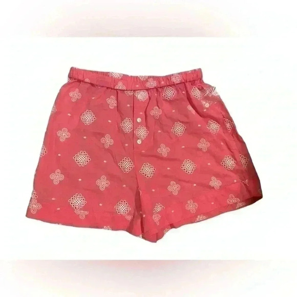 NWOT dRA Los Angeles Pink Embroidered Boxer Shorts Size Medium - Picture 2 of 9